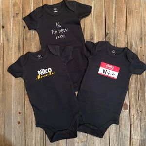 NEW: Infant PERSONALIZED Bodysuits/Onesies